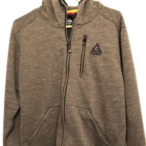 Full zip up. Only worn 1 time. Brand new